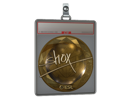 Sticker Slab shox Gold Katowice 2019