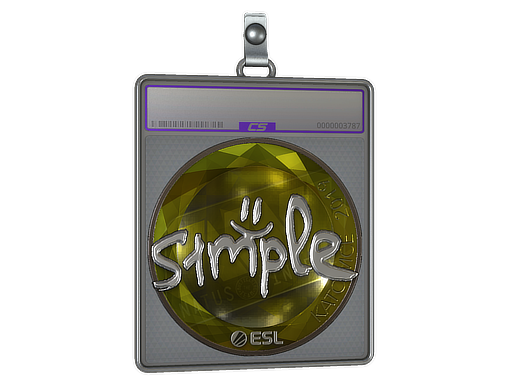 Sticker Slab s1mple Foil Katowice 2019