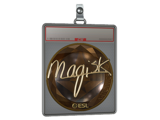 Sticker Slab Magisk Gold Katowice 2019
