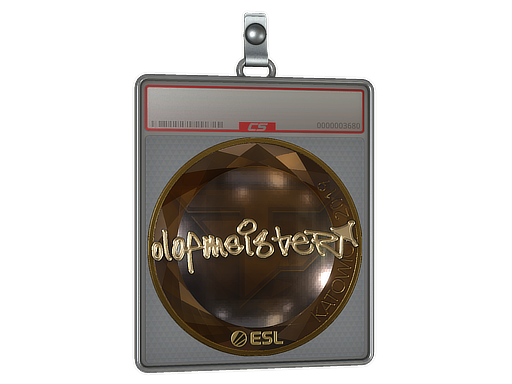 Sticker Slab olofmeister Gold Katowice 2019