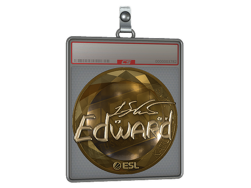 Sticker Slab Edward Gold Katowice 2019