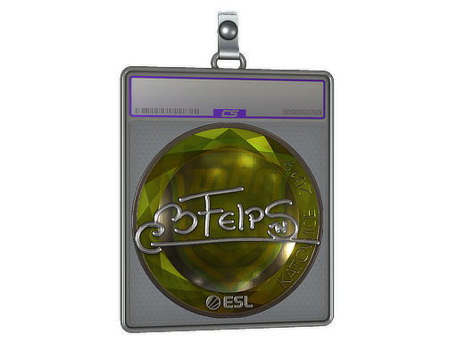 Sticker Slab felps Foil Katowice 2019