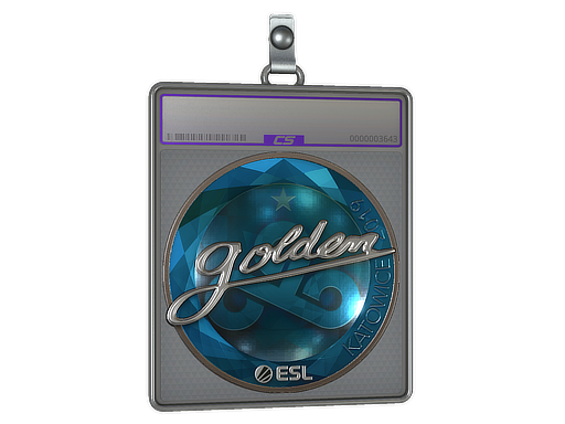 Sticker Slab Golden Foil Katowice 2019