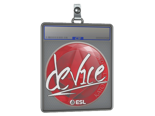 Sticker Slab device Katowice 2019