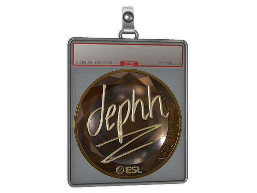 Sticker Slab dephh Gold Katowice 2019