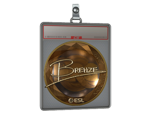 Sticker Slab Brehze Gold Katowice 2019