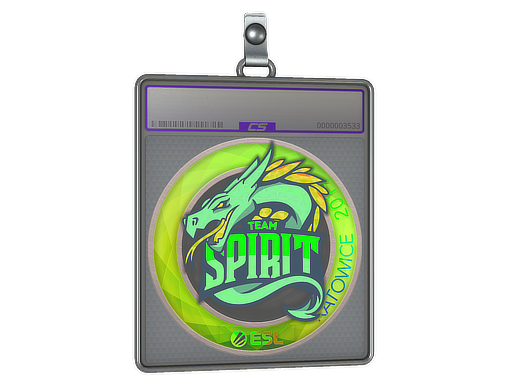 Sticker Slab Team Spirit Holo Katowice 2019