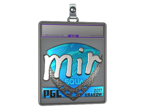 Sticker Slab mir Foil Krakow 2017