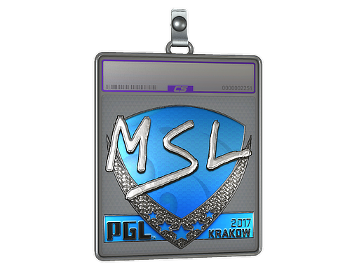 Sticker Slab MSL Foil Krakow 2017