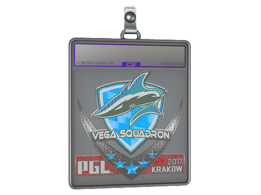 Sticker Slab Vega Squadron Holo Krakow 2017