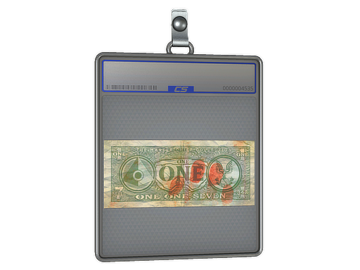 Sticker Slab Dirty Money