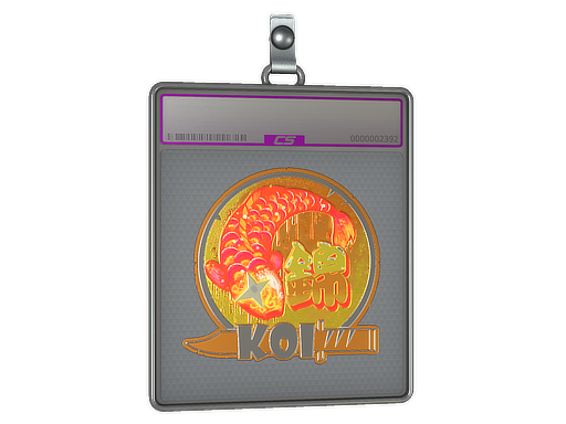 Sticker Slab Fancy Koi