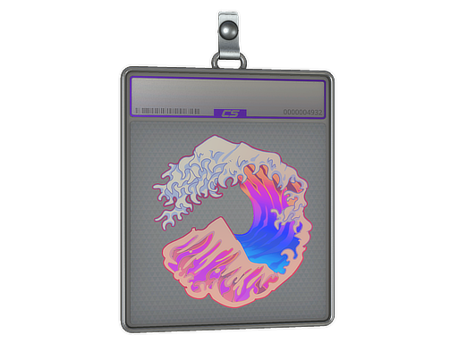 Sticker Slab Great Wave Holo
