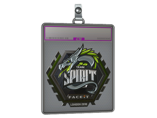 Sticker Slab Team Spirit Foil London 2018