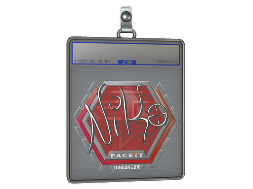 Sticker Slab NiKo London 2018