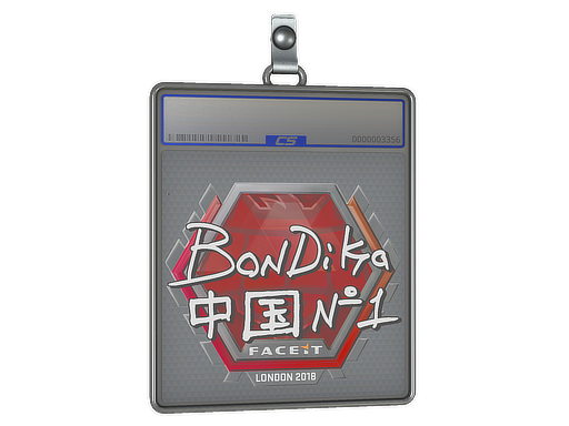 Sticker Slab bondik London 2018