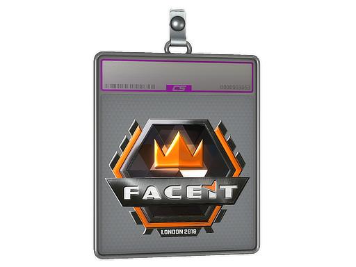 Sticker Slab FACEIT Foil London 2018