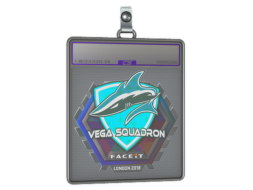 Sticker Slab Vega Squadron Holo London 2018