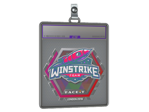 Sticker Slab Winstrike Team Holo London 2018