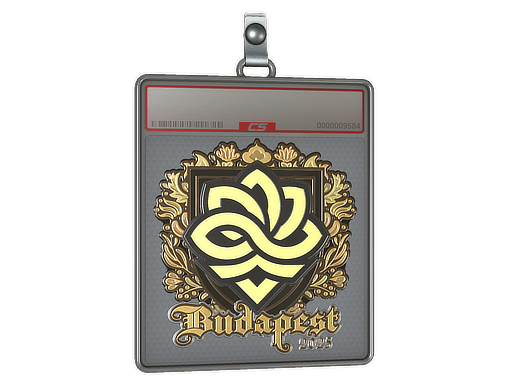 Sticker Slab Legacy Gold Budapest 2025