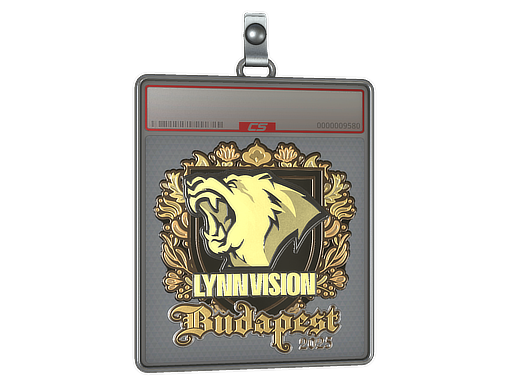 Sticker Slab Lynn Vision Gold Budapest 2025
