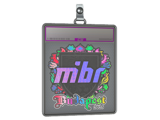 Sticker Slab MIBR Holo Budapest 2025