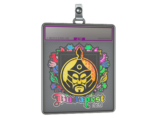 Sticker Slab The Mongolz Holo Budapest 2025