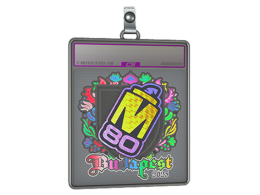 Sticker Slab M80 Holo Budapest 2025