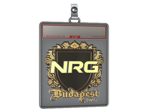 Sticker Slab NRG Gold Budapest 2025