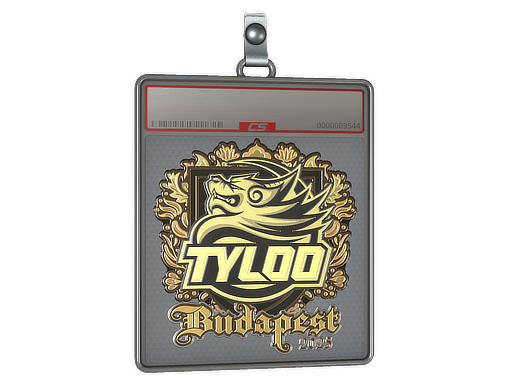 Sticker Slab TYLOO Gold Budapest 2025