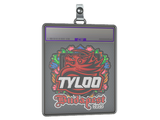 Sticker Slab TYLOO Embroidered Budapest 2025