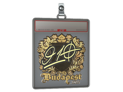 Sticker Slab 910 Gold Budapest 2025