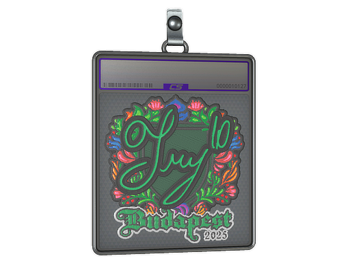 Sticker Slab TRY Embroidered Budapest 2025