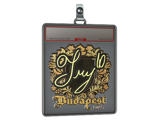 Sticker Slab TRY Gold Budapest 2025