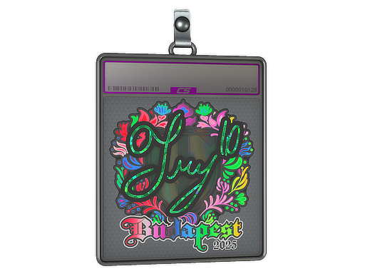 Sticker Slab TRY Holo Budapest 2025