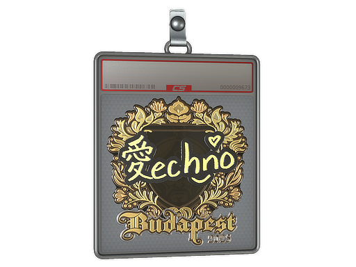 Sticker Slab Techno4K Gold Budapest 2025