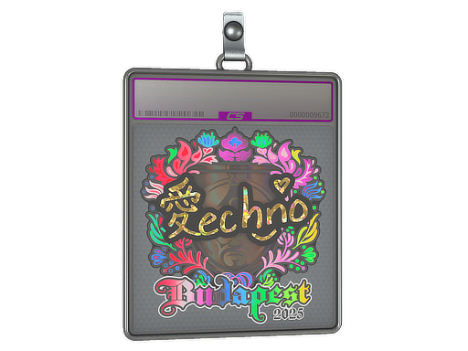 Sticker Slab Techno4K Holo Budapest 2025