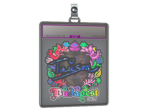 Sticker Slab Tauson Holo Budapest 2025