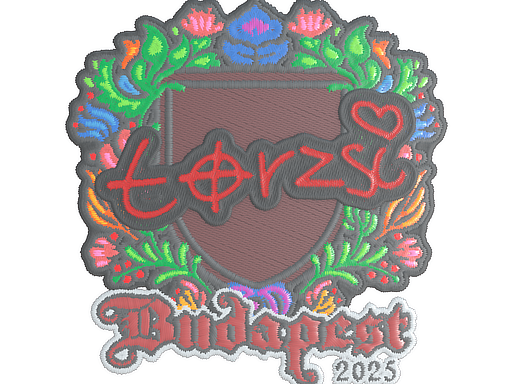 Sticker | torzsi (Embroidered) | Budapest 2025