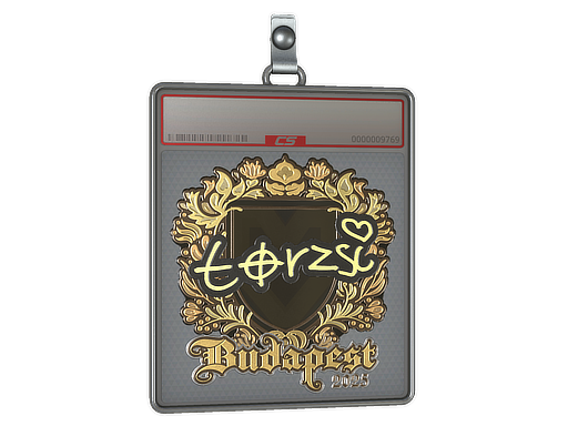 Sticker Slab torzsi Gold Budapest 2025
