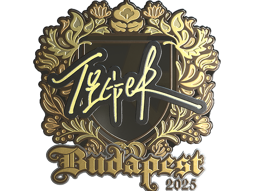 Sticker | Tiger (Gold) | Budapest 2025