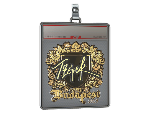 Sticker Slab Tiger Gold Budapest 2025