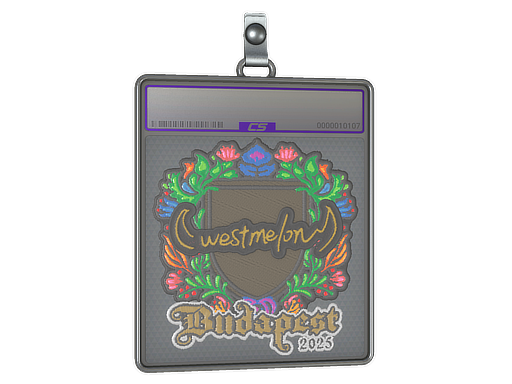 Sticker Slab westmelon Embroidered Budapest 2025