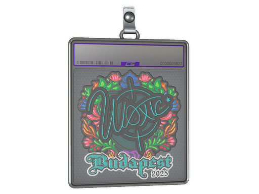 Sticker Slab woxic Embroidered Budapest 2025