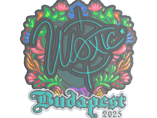 Sticker | woxic (Embroidered) | Budapest 2025