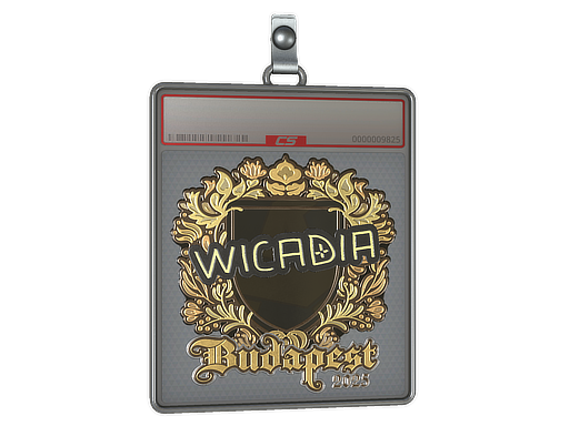Sticker Slab Wicadia Gold Budapest 2025