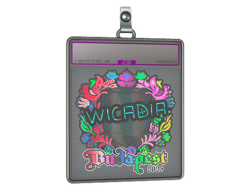 Sticker Slab Wicadia Holo Budapest 2025