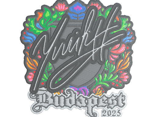 Sticker | yuurih (Embroidered) | Budapest 2025