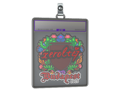 Sticker Slab xerolte Embroidered Budapest 2025