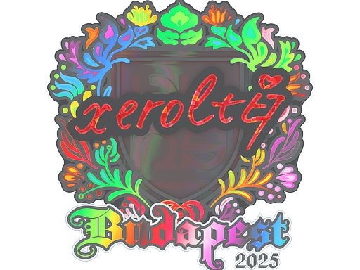 Sticker | xerolte (Holo) | Budapest 2025